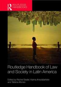 ラウトレッジ版　ラテンアメリカの法と社会ハンドブック<br>Routledge Handbook of Law and Society in Latin America