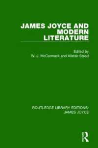 James Joyce and Modern Literature (Routledge Library Editions: James Joyce)