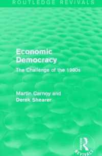 Economic Democracy : The Challenge of the 1980s (Routledge Revivals)