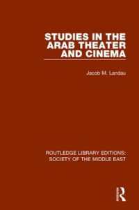 Studies in the Arab Theater and Cinema (Routledge Library Editions: Society of the Middle East)