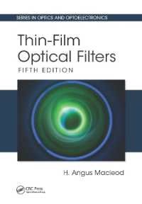 薄膜光学フィルター（第５版）<br>Thin-Film Optical Filters (Series in Optics and Optoelectronics) （5TH）