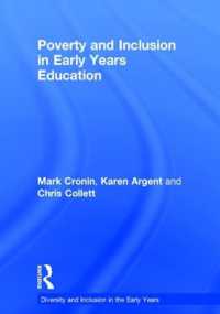 Poverty and Inclusion in Early Years Education (Diversity and Inclusion in the Early Years)