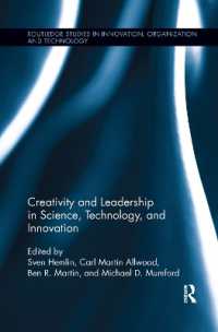 Creativity and Leadership in Science, Technology, and Innovation (Routledge Studies in Innovation, Organizations and Technology)