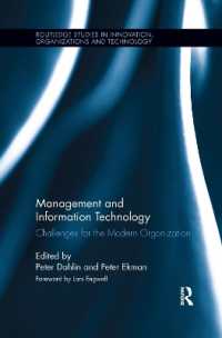 Management and Information Technology : Challenges for the Modern Organization (Routledge Studies in Innovation, Organizations and Technology)