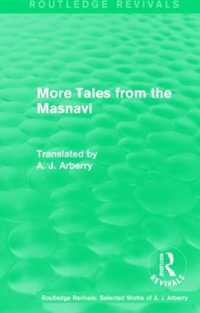 Routledge Revivals: More Tales from the Masnavi (1963) (Routledge Revivals: Selected Works of A. J. Arberry)