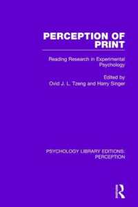 Perception of Print : Reading Research in Experimental Psychology (Psychology Library Editions: Perception)