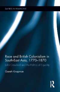 Race and British Colonialism in Southeast Asia, 1770-1870 : John Crawfurd and the Politics of Equality (Empires in Perspective)