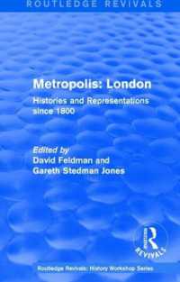 Routledge Revivals: Metropolis London (1989) : Histories and Representations since 1800 (Routledge Revivals: History Workshop Series)