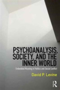 Psychoanalysis, Society, and the Inner World : Embedded Meaning in Politics and Social Conflict