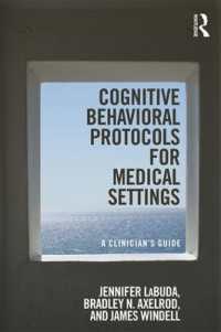 Cognitive Behavioral Protocols for Medical Settings : A Clinician's Guide