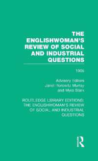 The Englishwoman's Review of Social and Industrial Questions : 1905 (Routledge Library Editions: the Englishwoman's Review of Social and Industrial Questions)