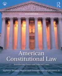 American Constitutional Law : Introductory Essays and Selected Cases