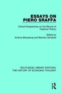 Essays on Piero Sraffa : Critical Perspectives on the Revival of Classical Theory (Routledge Library Editions: The History of Economic Thought)
