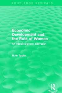 Routledge Revivals: Economic Development and the Role of Women (1989) : An Interdisciplinary Approach