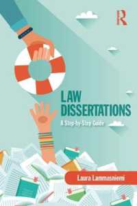 法学部生のための論文の書き方<br>Law Dissertations : A Step-by-Step Guide
