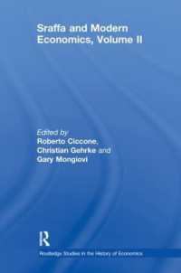 Sraffa and Modern Economics, Volume II (Routledge Studies in the History of Economics)