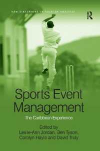 Sports Event Management : The Caribbean Experience (New Directions in Tourism Analysis)