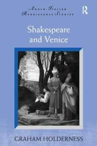 Shakespeare and Venice (Anglo-italian Renaissance Studies)