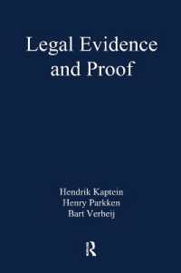 Legal Evidence and Proof : Statistics, Stories, Logic (Applied Legal Philosophy)