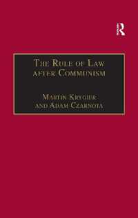 The Rule of Law after Communism : Problems and Prospects in East-Central Europe (Socio-legal Studies)