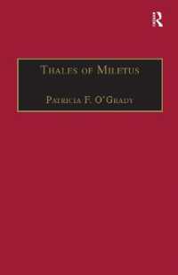Thales of Miletus : The Beginnings of Western Science and Philosophy (Western Philosophy Series)