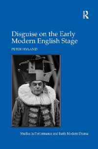 Disguise on the Early Modern English Stage (Studies in Performance and Early Modern Drama)