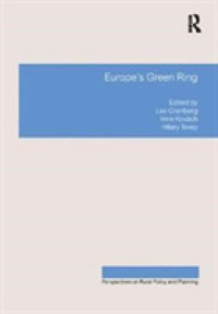 Europe's Green Ring (Perspectives on Rural Policy and Planning)