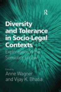 Diversity and Tolerance in Socio-Legal Contexts : Explorations in the Semiotics of Law