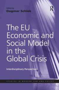 The EU Economic and Social Model in the Global Crisis : Interdisciplinary Perspectives