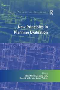 New Principles in Planning Evaluation (Urban Planning and Environment)