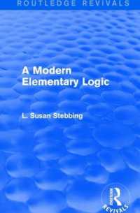 Routledge Revivals: a Modern Elementary Logic (1952) (Routledge Revivals)