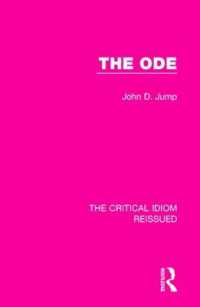 The Ode (The Critical Idiom Reissued)