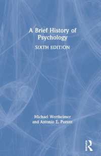心理学小史（第６版）<br>A Brief History of Psychology （6TH）