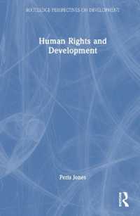 開発と人権<br>Human Rights and Development (Routledge Perspectives on Development)