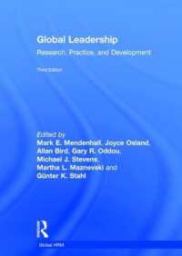 グローバル・リーダーシップ：研究・実践・開発（第３版）<br>Global Leadership : Research, Practice, and Development (Global Hrm) （3RD）