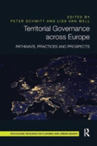Territorial Governance across Europe : Pathways, Practices and Prospects (Routledge Research in Planning and Urban Design)