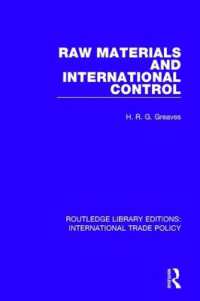 Raw Materials and International Control (Routledge Library Editions: International Trade Policy)