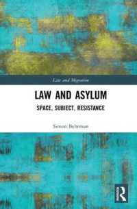 法と亡命<br>Law and Asylum : Space, Subject, Resistance (Law and Migration)