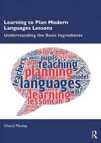 Learning to Plan Modern Languages Lessons : Understanding the Basic Ingredients