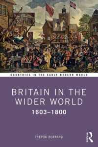 近代初期世界の中のイギリス史1603-1800年<br>Britain in the Wider World : 1603-1800 (Countries in the Early Modern World)