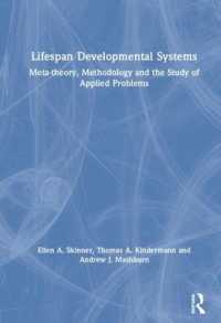 Lifespan Developmental Systems : Meta-theory, Methodology and the Study of Applied Problems