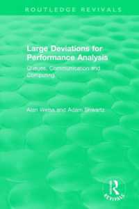 Large Deviations for Performance Analysis : Queues, Communication and Computing (Routledge Revivals)