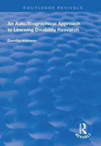 An Auto/Biographical Approach to Learning Disability Research (Routledge Revivals)
