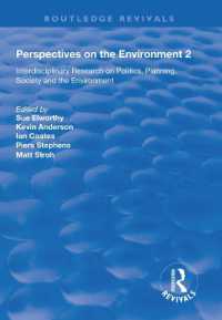 Perspectives on the Environment (Volume 2) : Interdisciplinary Research Network on Environment and Society (Routledge Revivals)