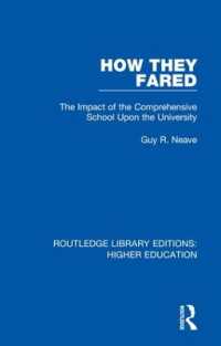 How They Fared : The Impact of the Comprehensive School upon the University (Routledge Library Editions: Higher Education)