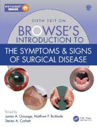 ブラウズ外科疾患の症状と兆候入門（第６版）<br>Browse's Introduction to the Symptoms & Signs of Surgical Disease （6TH）