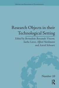 Research Objects in their Technological Setting (History and Philosophy of Technoscience)