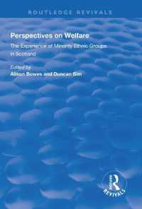 Perspectives on Welfare : Experience of Minority Ethnic Groups in Scotland (Routledge Revivals)