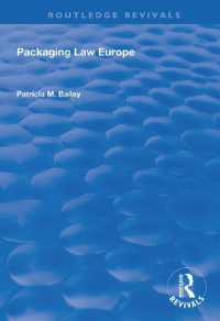 Packaging Law Europe (Routledge Revivals)