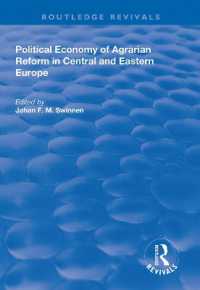 Political Economy of Agrarian Reform in Central and Eastern Europe (Routledge Revivals)